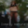 Lonely mature women looking